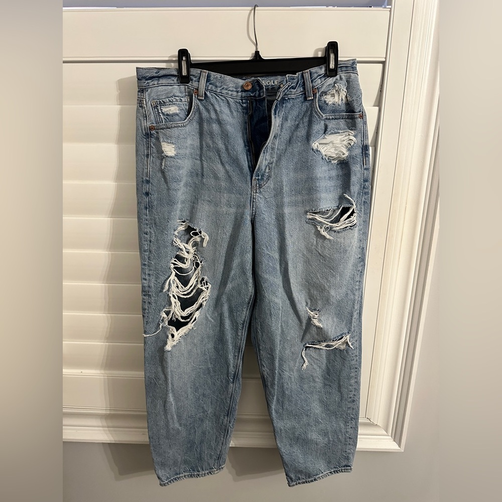 American Eagle Light Blue Denim Pants
